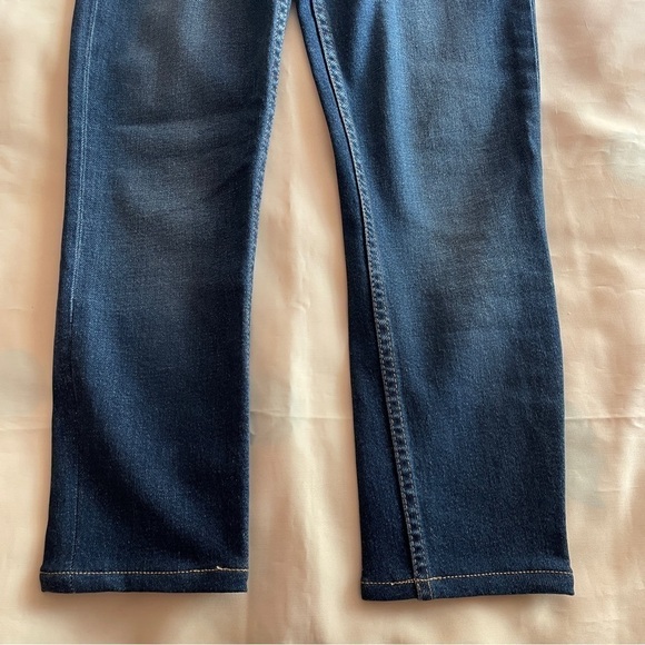 Re/Done- Vintage 90s Fit Style Dark Wash High Rise Ankle Crop Jeans Size 25 - Picture 5 of 11